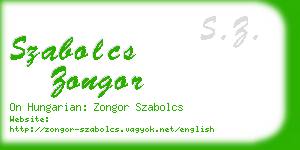 szabolcs zongor business card